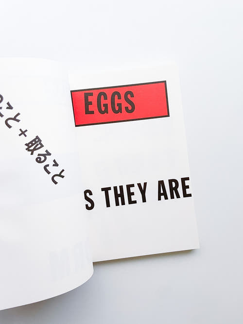 りんご & たまご, しお & こしょう apples & eggs, salt & pepper / Lawrence Weiner