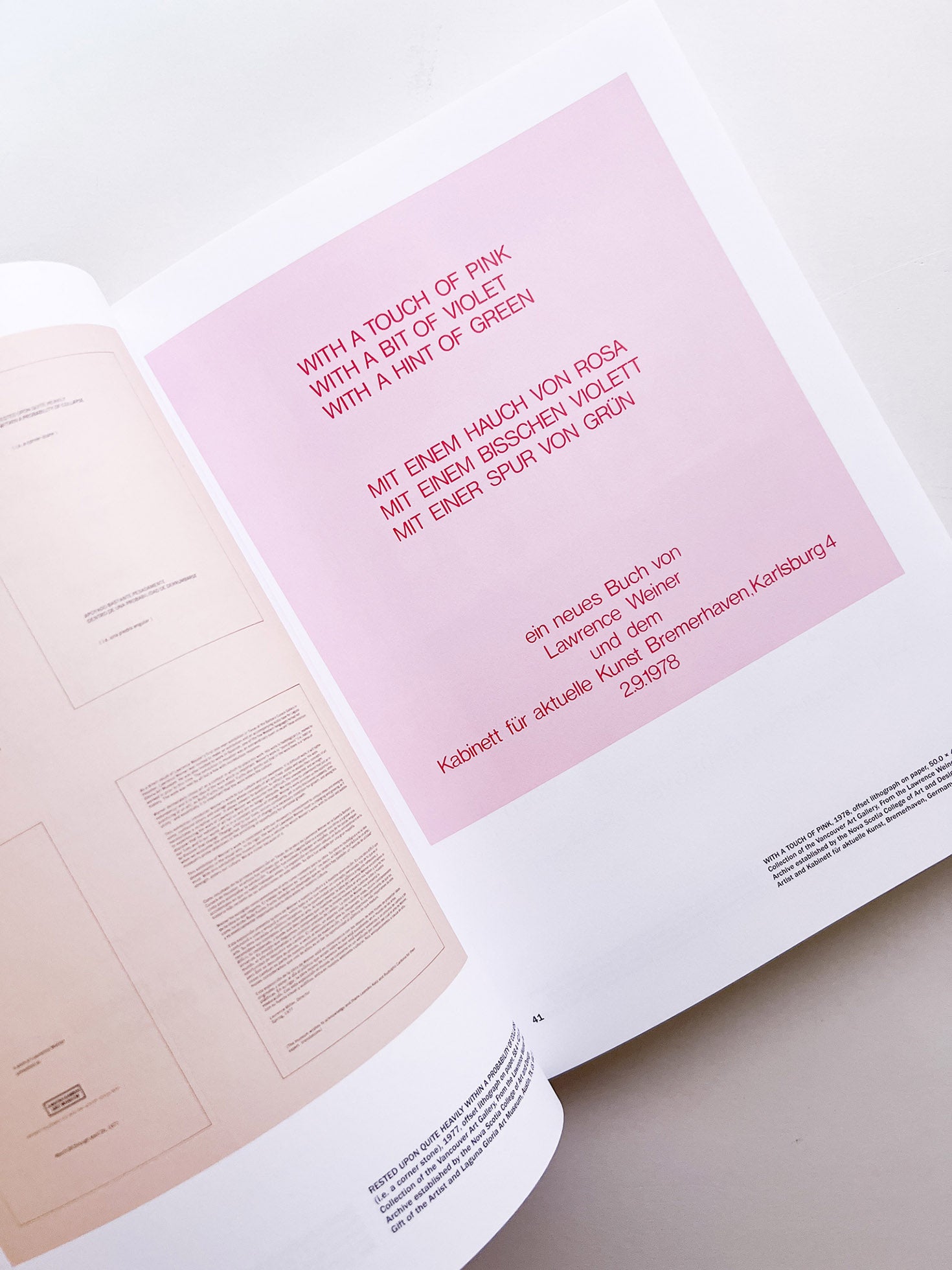 OF & ABOUT POSTERS: THE LAWRENCE WEINER POSTER ARCHIVE (1965