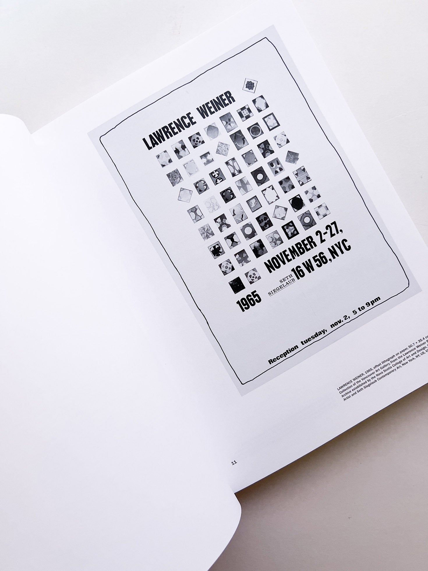 OF & ABOUT POSTERS: THE LAWRENCE WEINER POSTER ARCHIVE (1965