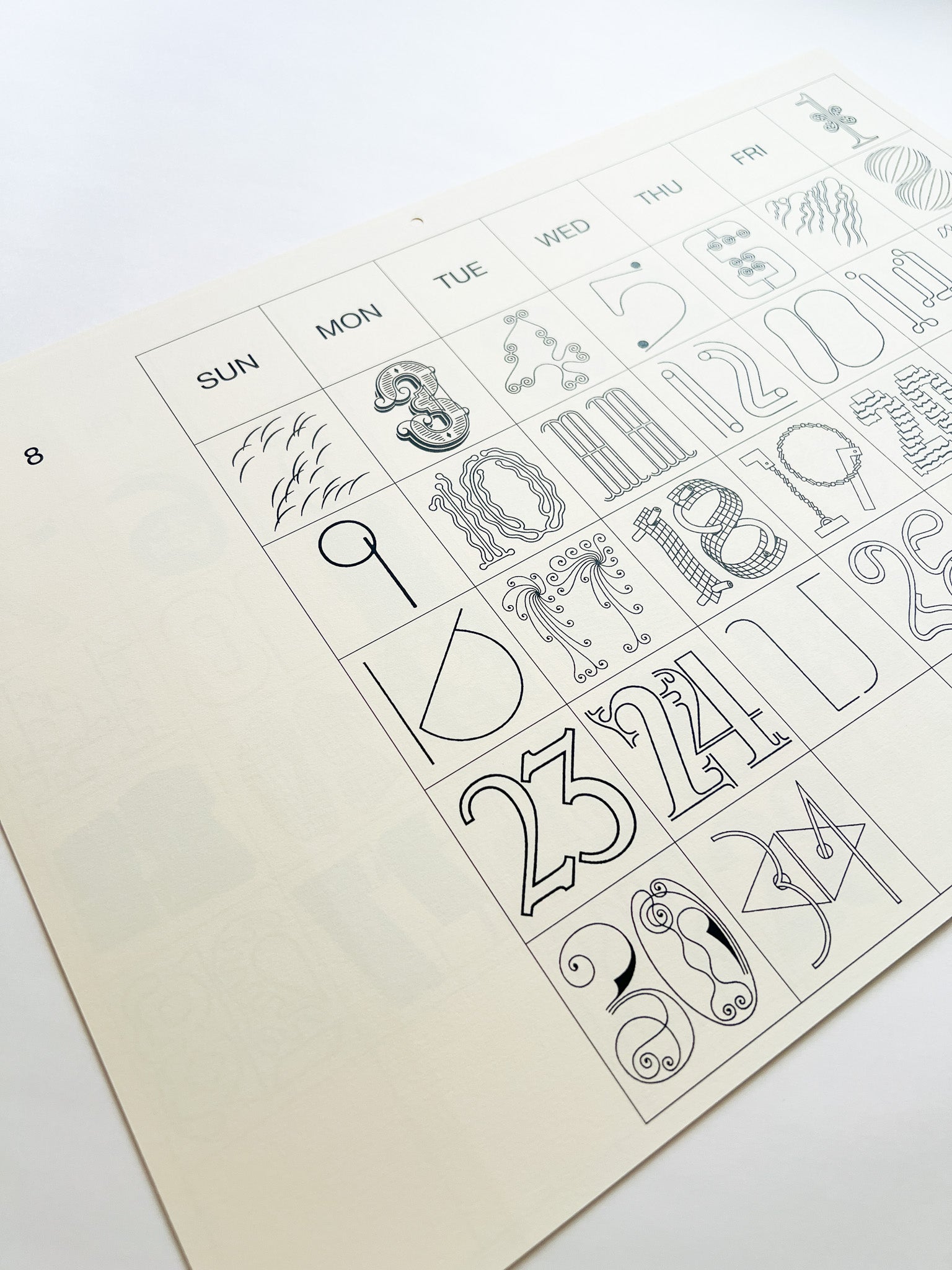 Calendar 26 / Tezzo SUZUKI - 本屋青旗 Ao-Hata Bookstore