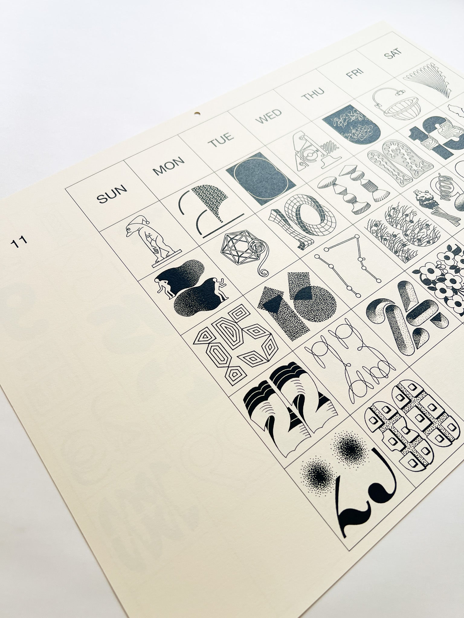 Calendar 26 / Tezzo SUZUKI - 本屋青旗 Ao-Hata Bookstore