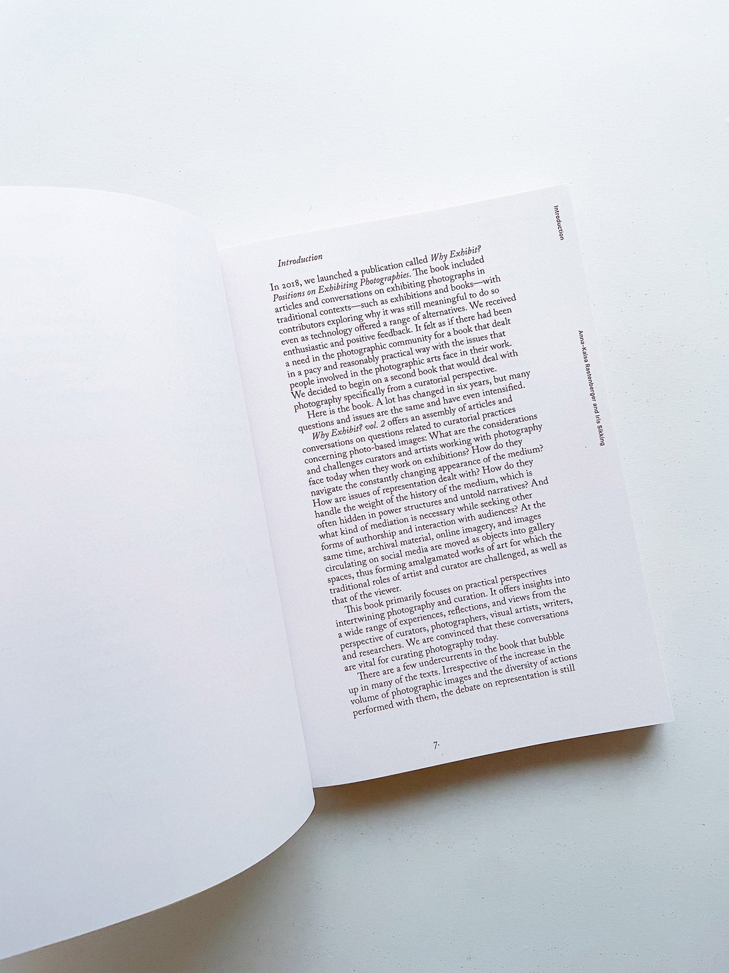 Why Exhibit? vol.2 - On Curating Photography / Anna-Kaisa Rastenberger, Iris Sikking