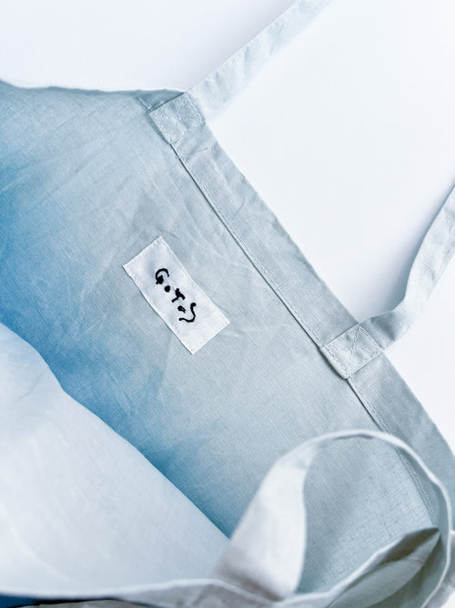 Gotas Water surface tote bag　藍
