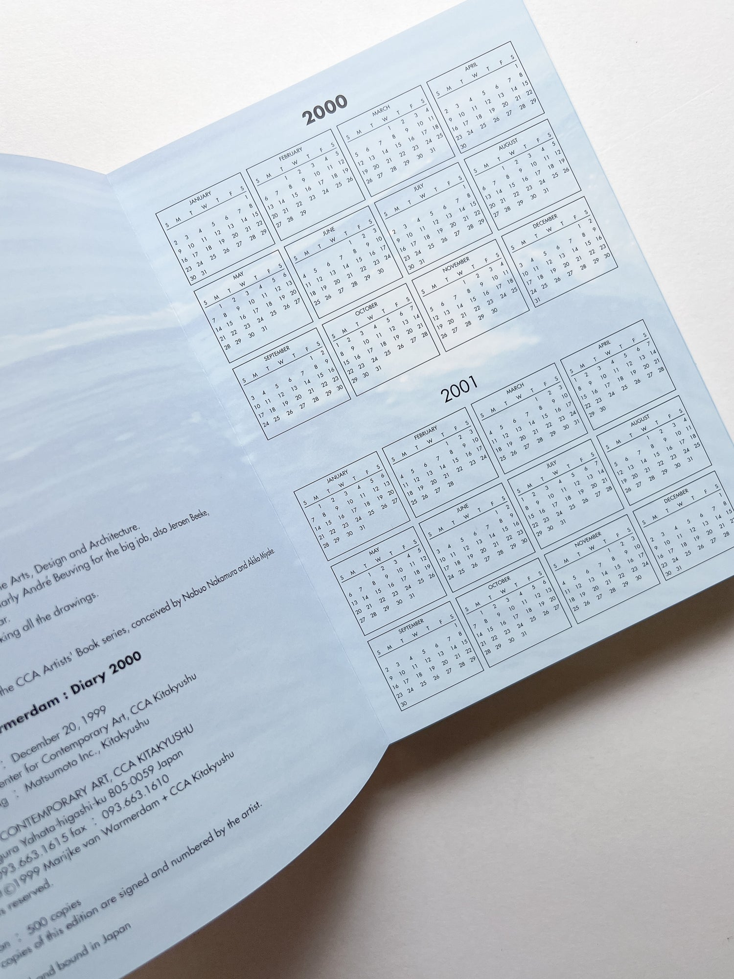 Diary 2000 / Marijke van Warmerdam