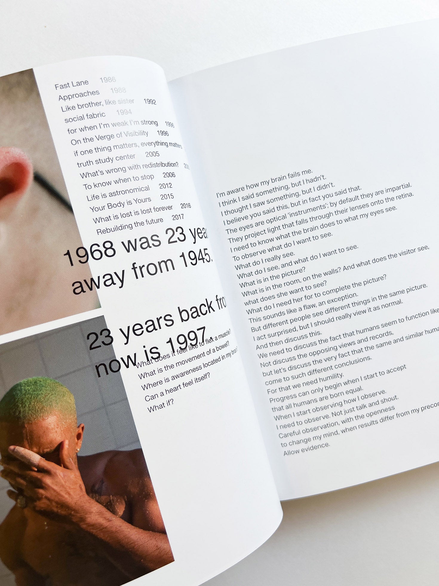 Wolfgang Tillmans. four books. 45th Ed.