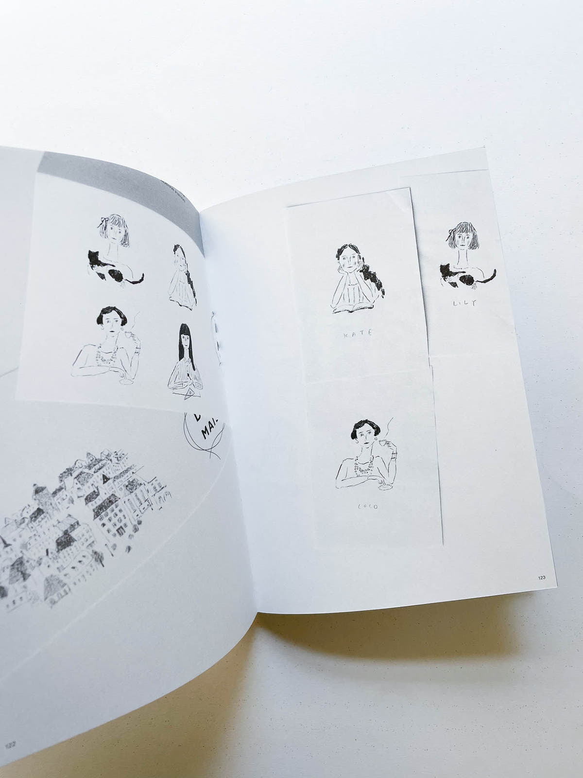 PEN, PENCIL, PEOPLE, ANIMALS AND PLANTS / Izumi Shiokawa [SIGNED]