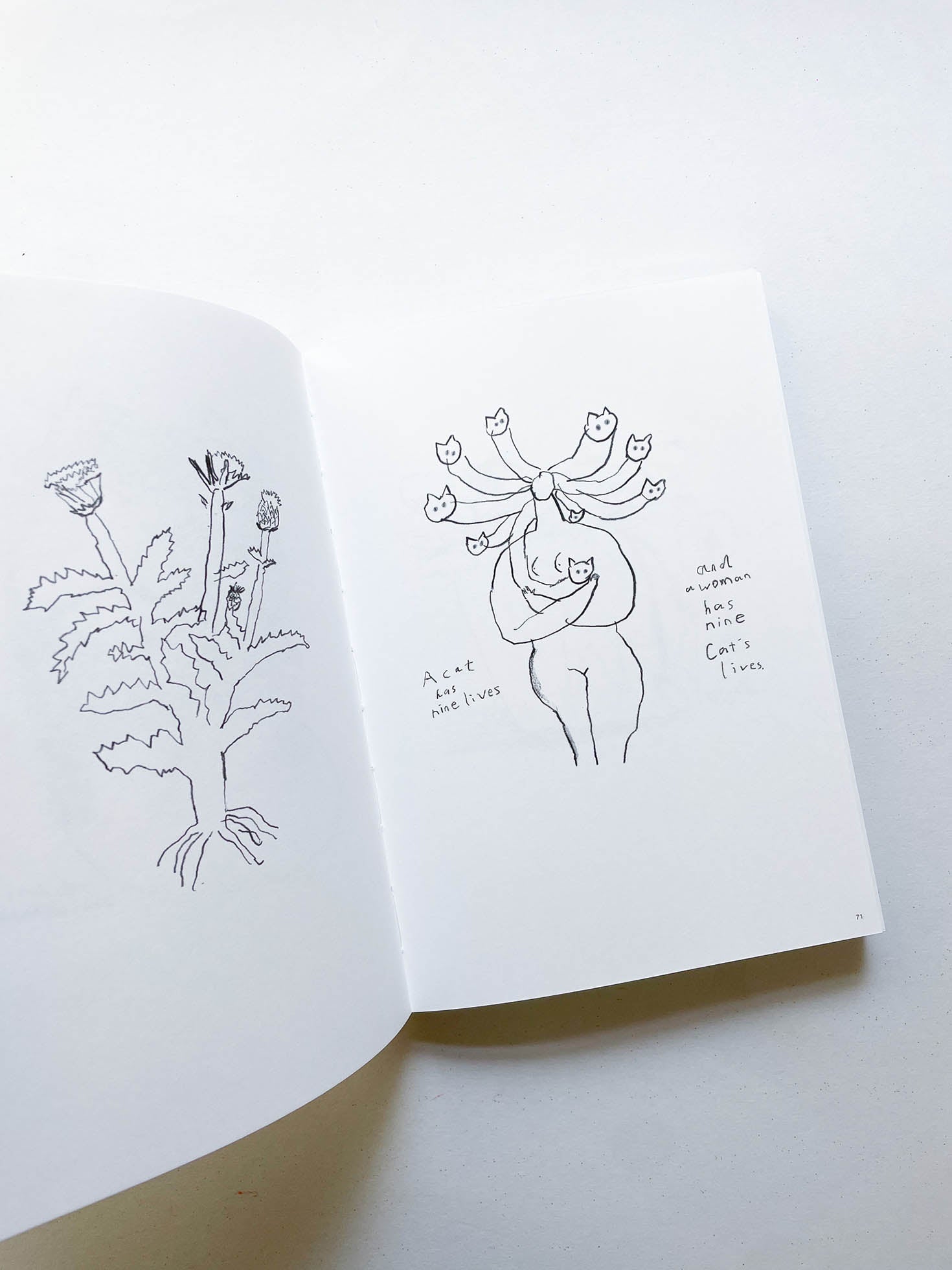 PEN, PENCIL, PEOPLE, ANIMALS AND PLANTS / Izumi Shiokawa [SIGNED]