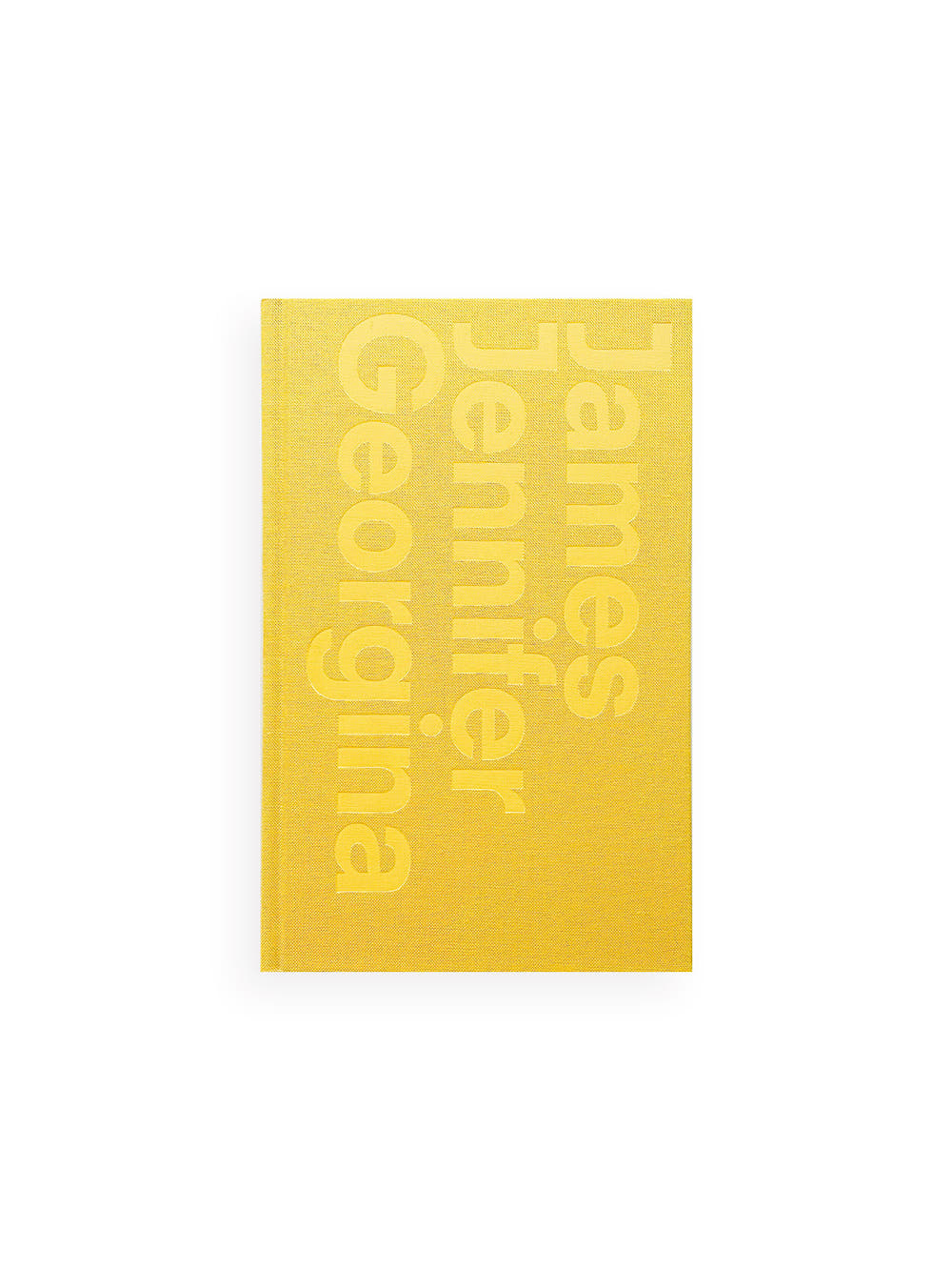 James Jennifer Georgina (The Yellow Book) / Irma Boom