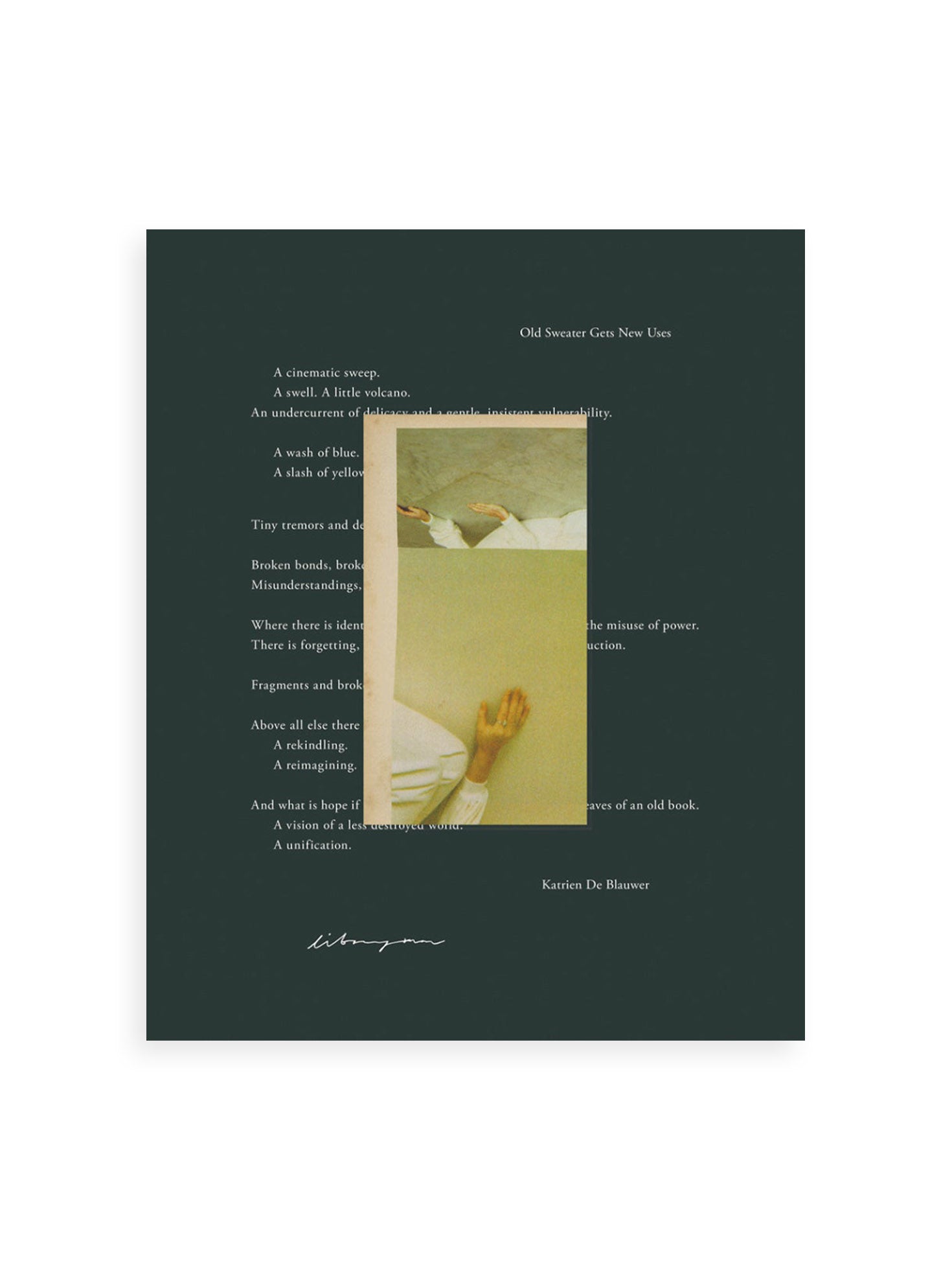 OLD SWEATER GETS NEW USES by Katrien De Blauwer