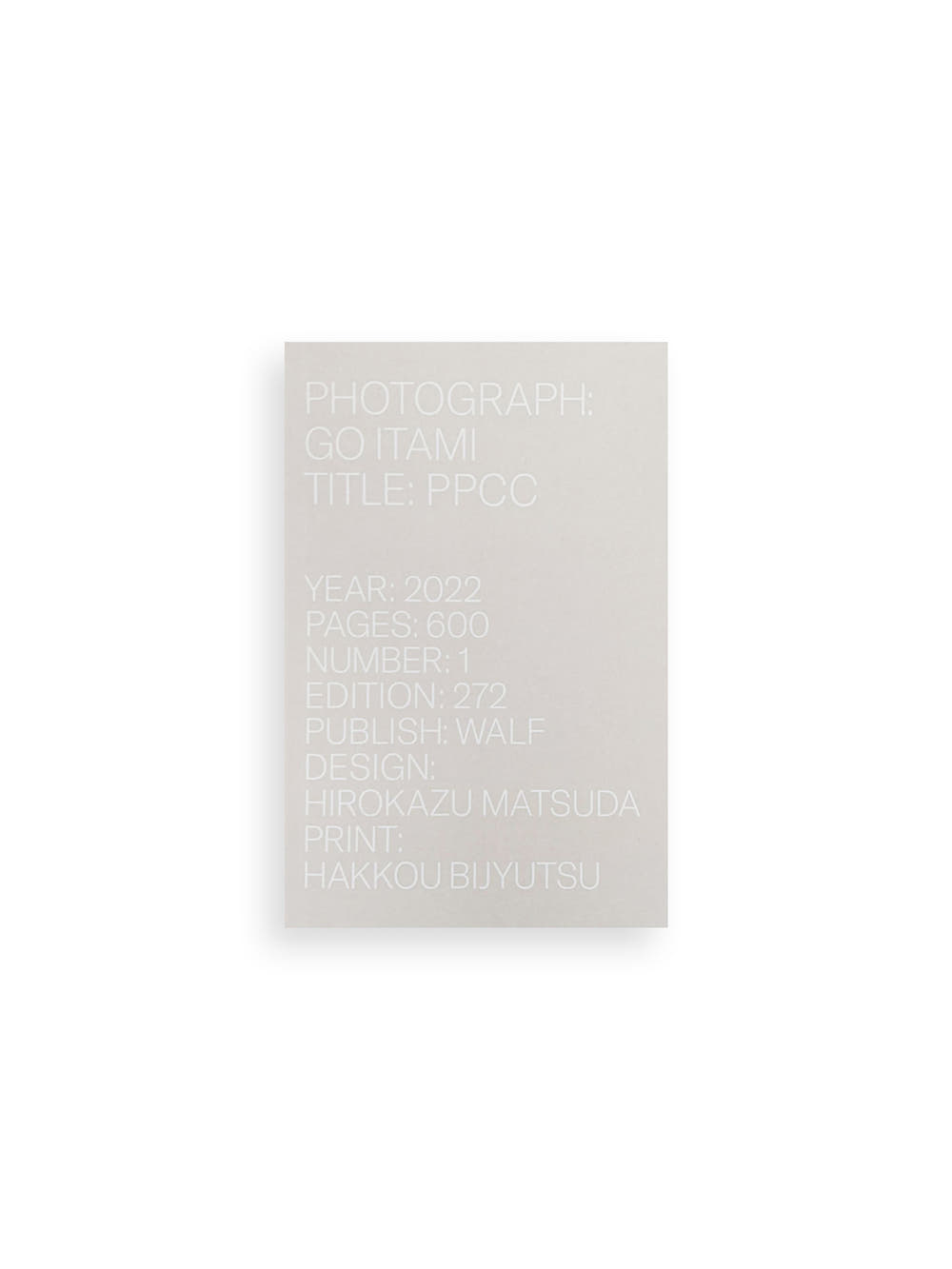 PPCC / Go Itami
