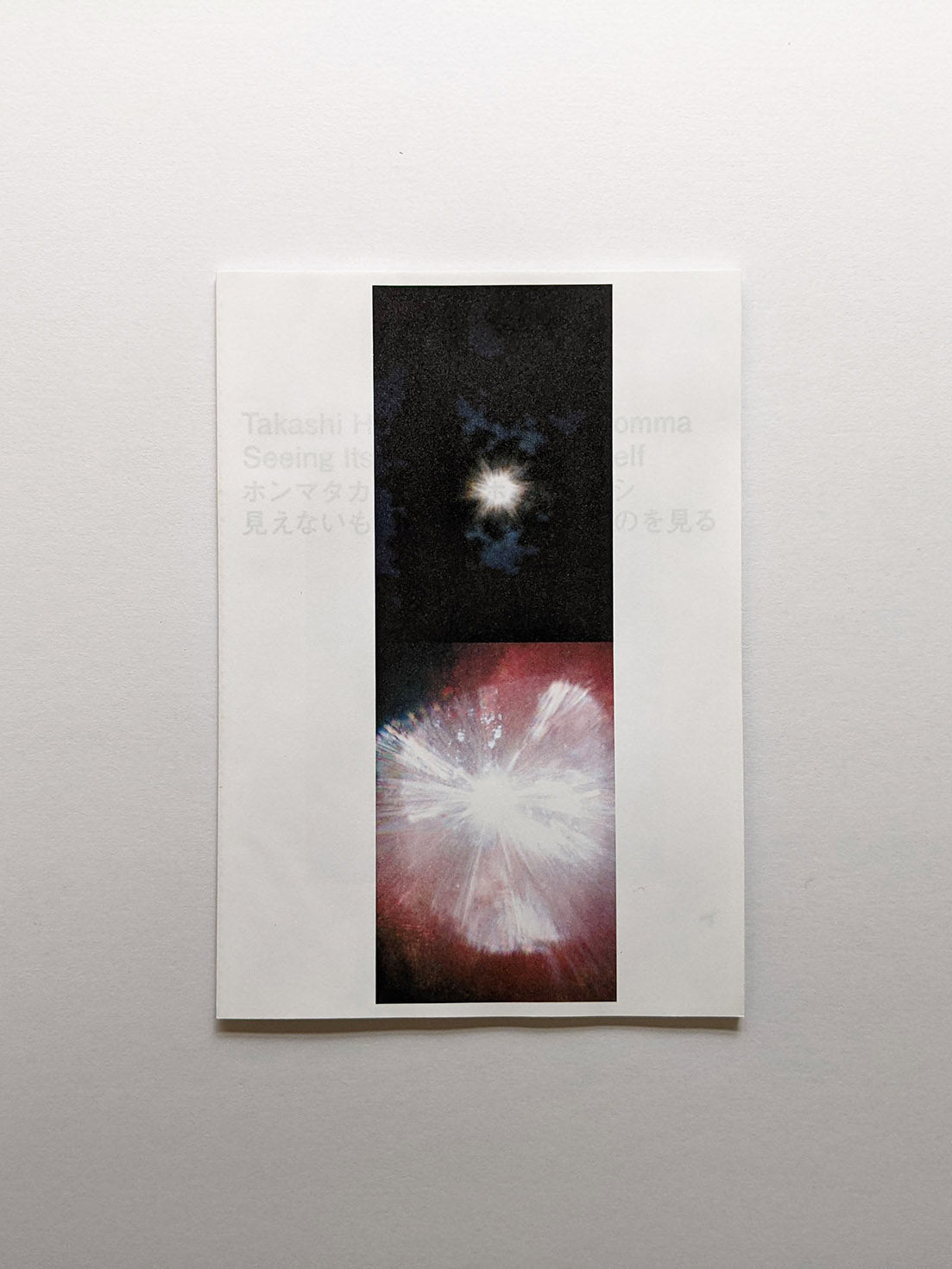 Seeing Itself－見えないものを見る / Takashi Homma