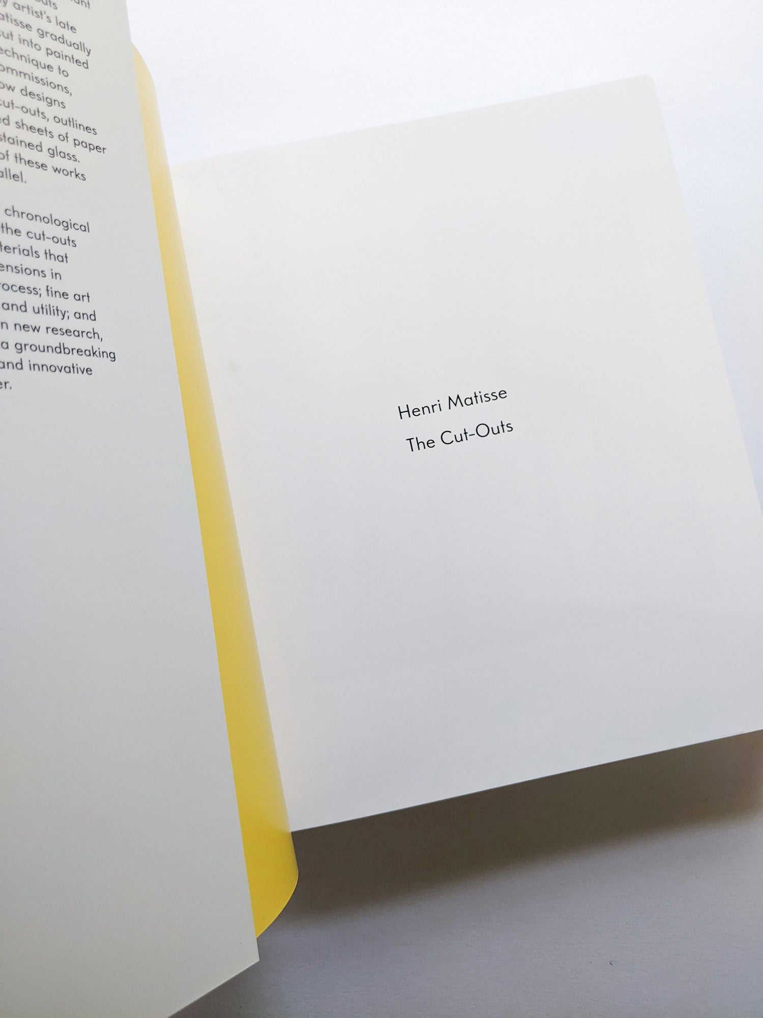THE CUT-OUTS / Henri Matisse