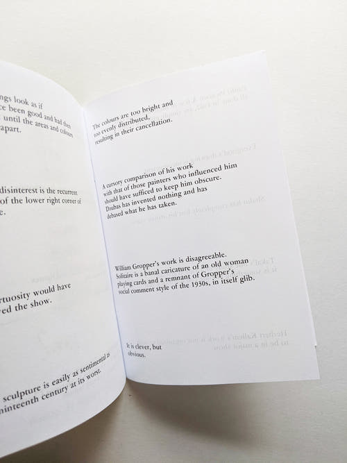 DONALD JUDD REVIEW INSULTS 1959-1975 / Michael Crowe