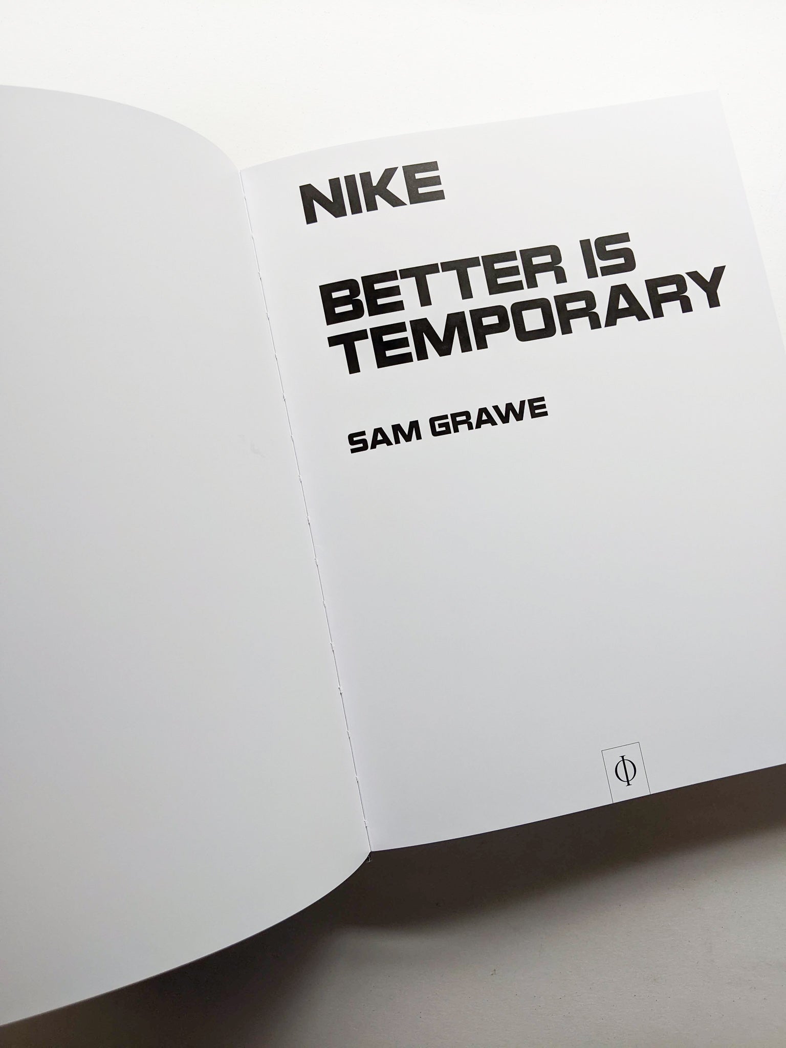 Nike: Better is Temporary - 本屋青旗 Ao-Hata Bookstore