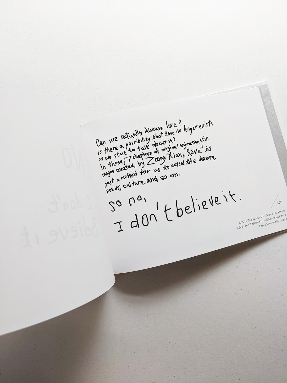 No, I don’t believe it / Zhong Xian