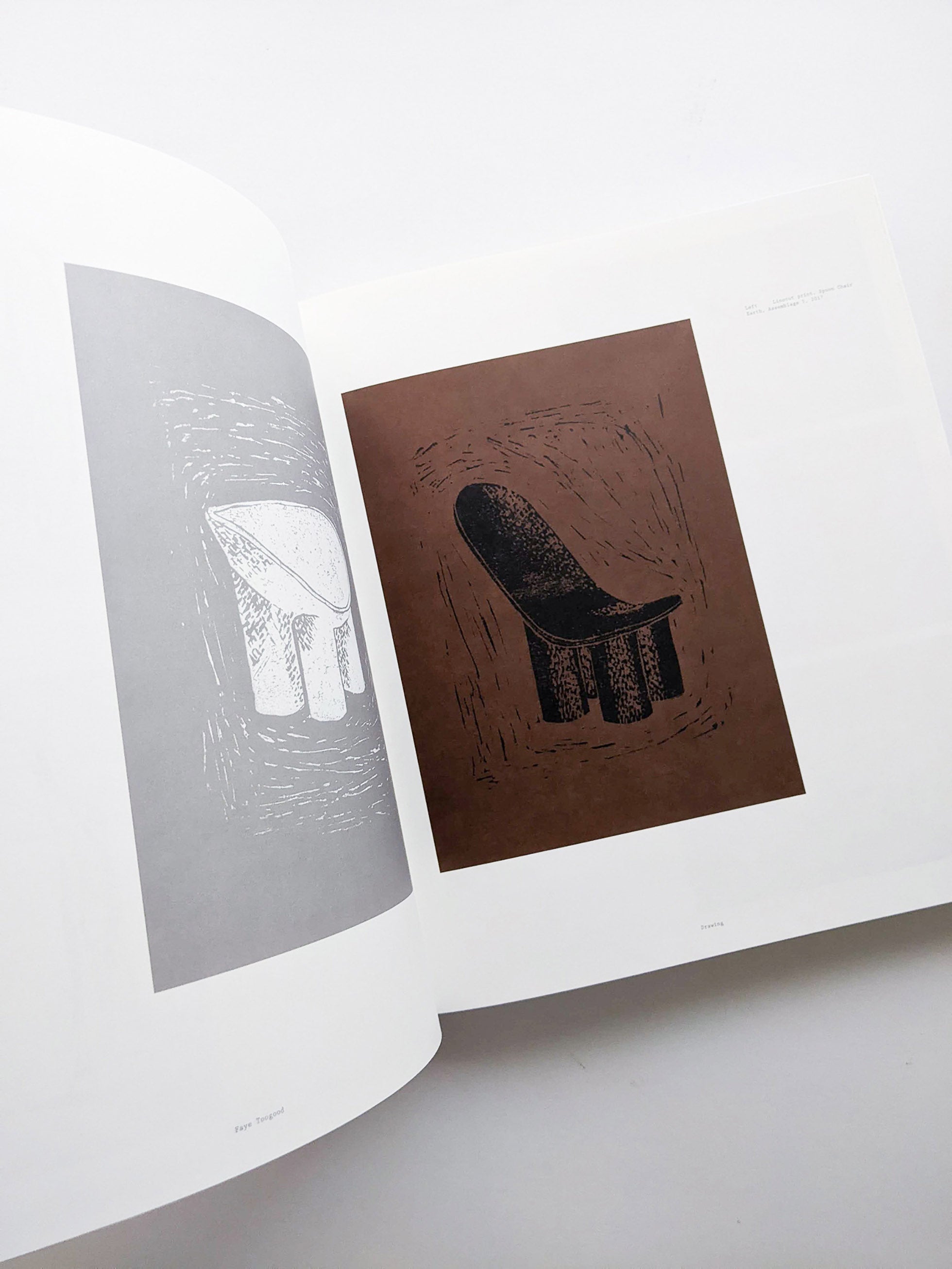新品同様サイン入り Faye Toogood Drawing, Material Drawing, Material, Sculpture, Landscape / Faye Toogood [SIGNED
