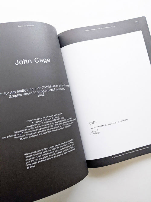 SOUNDS LIKE SILENCE - JOHN CAGE - 4’33” – SILENCE TODAY / Inke Arns, Dieter Daniels