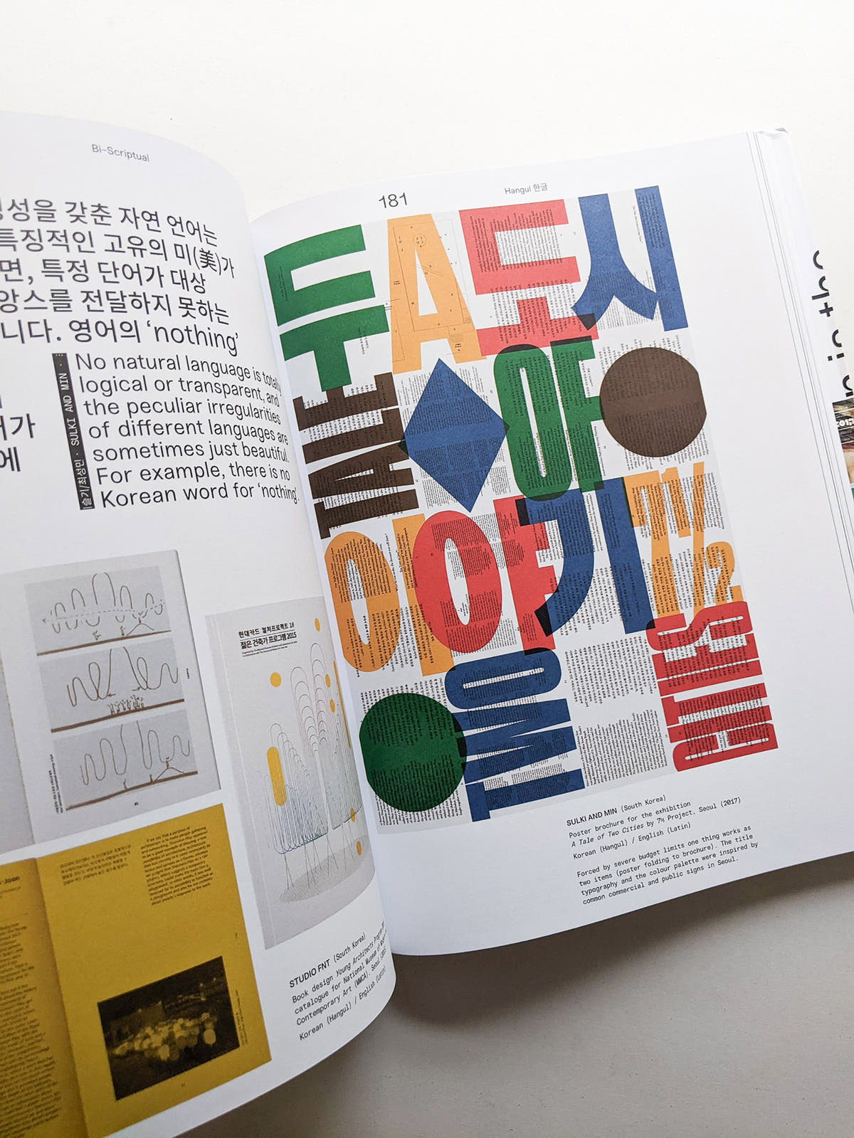 Bi-Scriptual Typography and Graphic Design with Multiple Script Systems