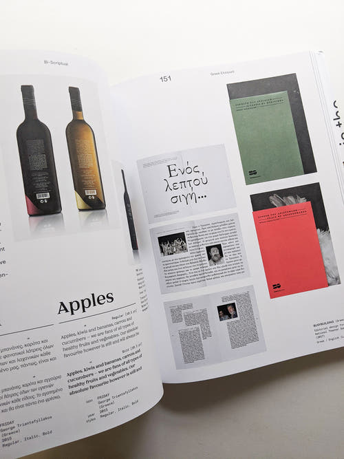 Bi-Scriptual Typography and Graphic Design with Multiple Script Systems