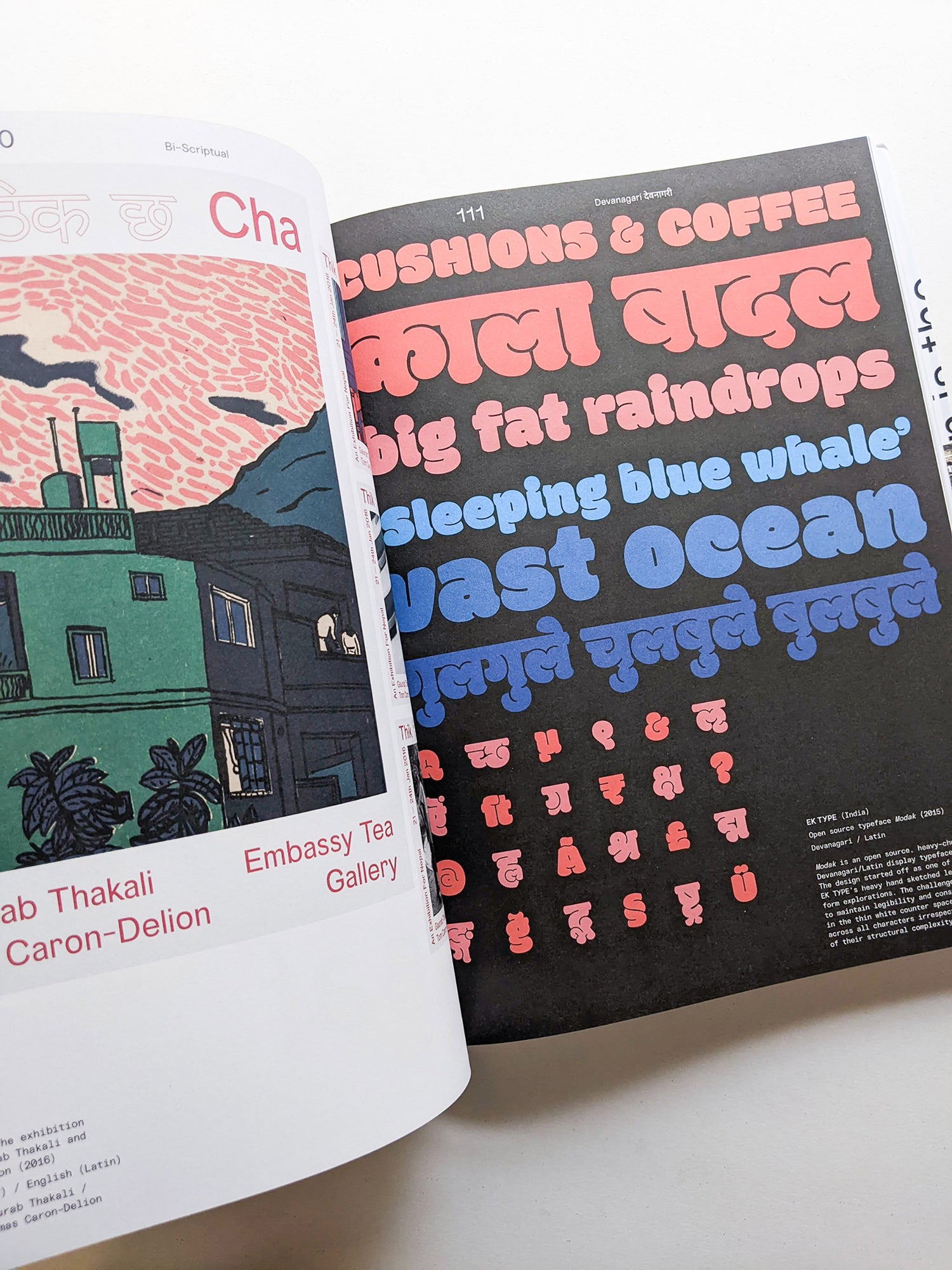 Bi-Scriptual Typography and Graphic Design with Multiple Script Systems