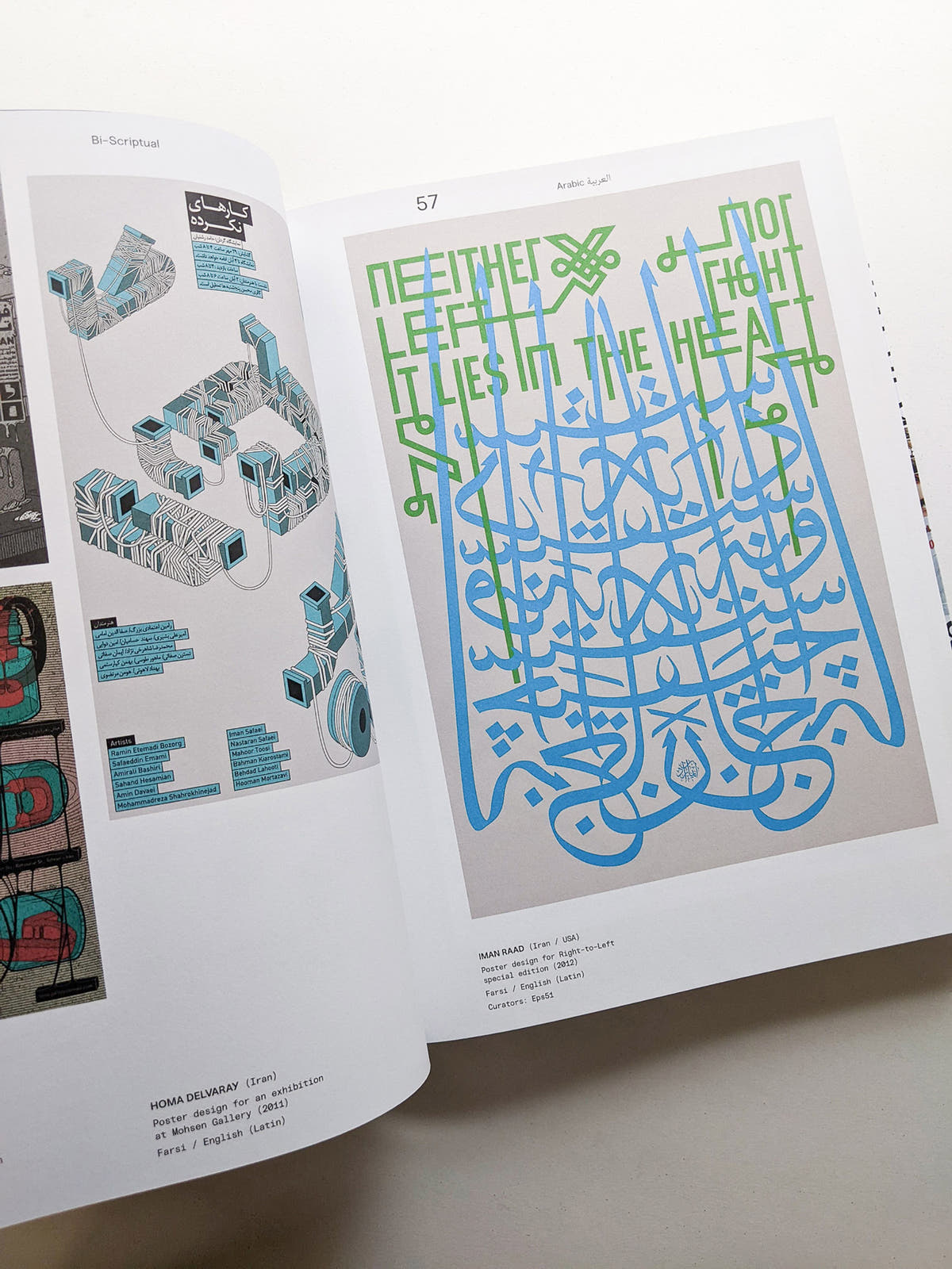 Bi-Scriptual Typography and Graphic Design with Multiple Script Systems