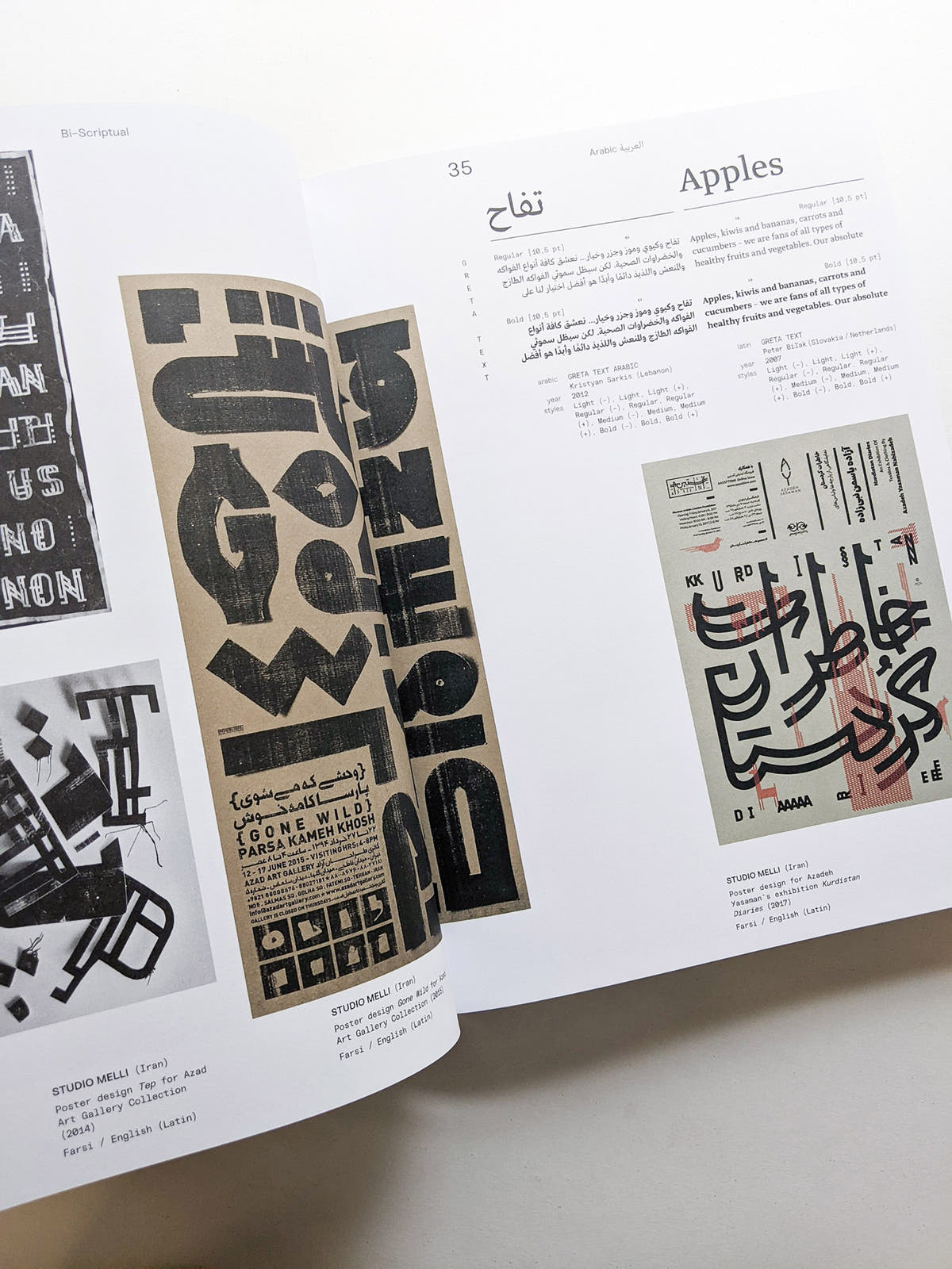 Bi-Scriptual Typography and Graphic Design with Multiple Script Systems