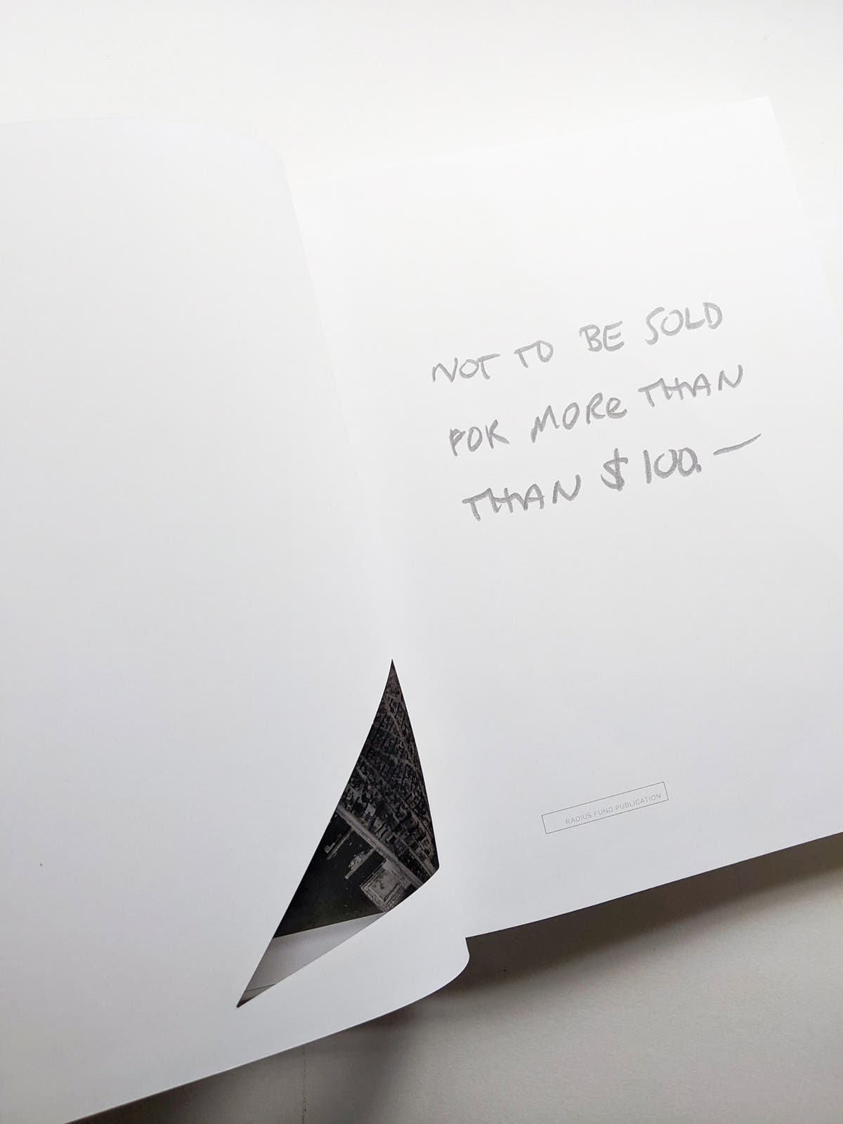 NOT TO BE SOLD FOR MORE THAN $100 / Sol LeWitt