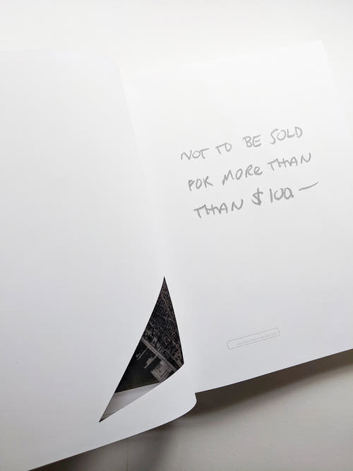NOT TO BE SOLD FOR MORE THAN $100 / Sol LeWitt
