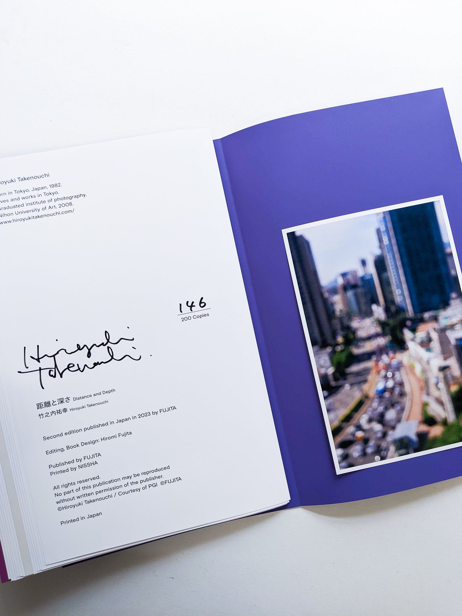 距離と深さ[第二版] / 竹之内祐幸 [SIGNED]