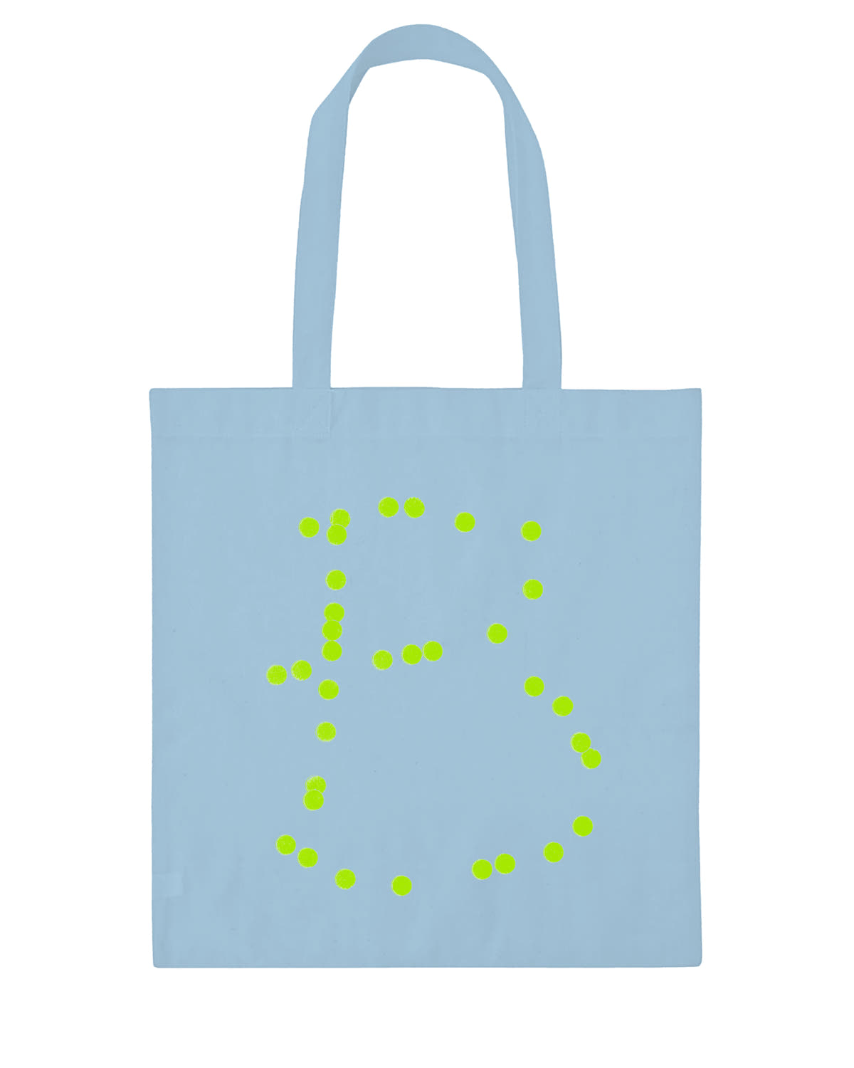 AB Tote Bag (Pastel Blue)
