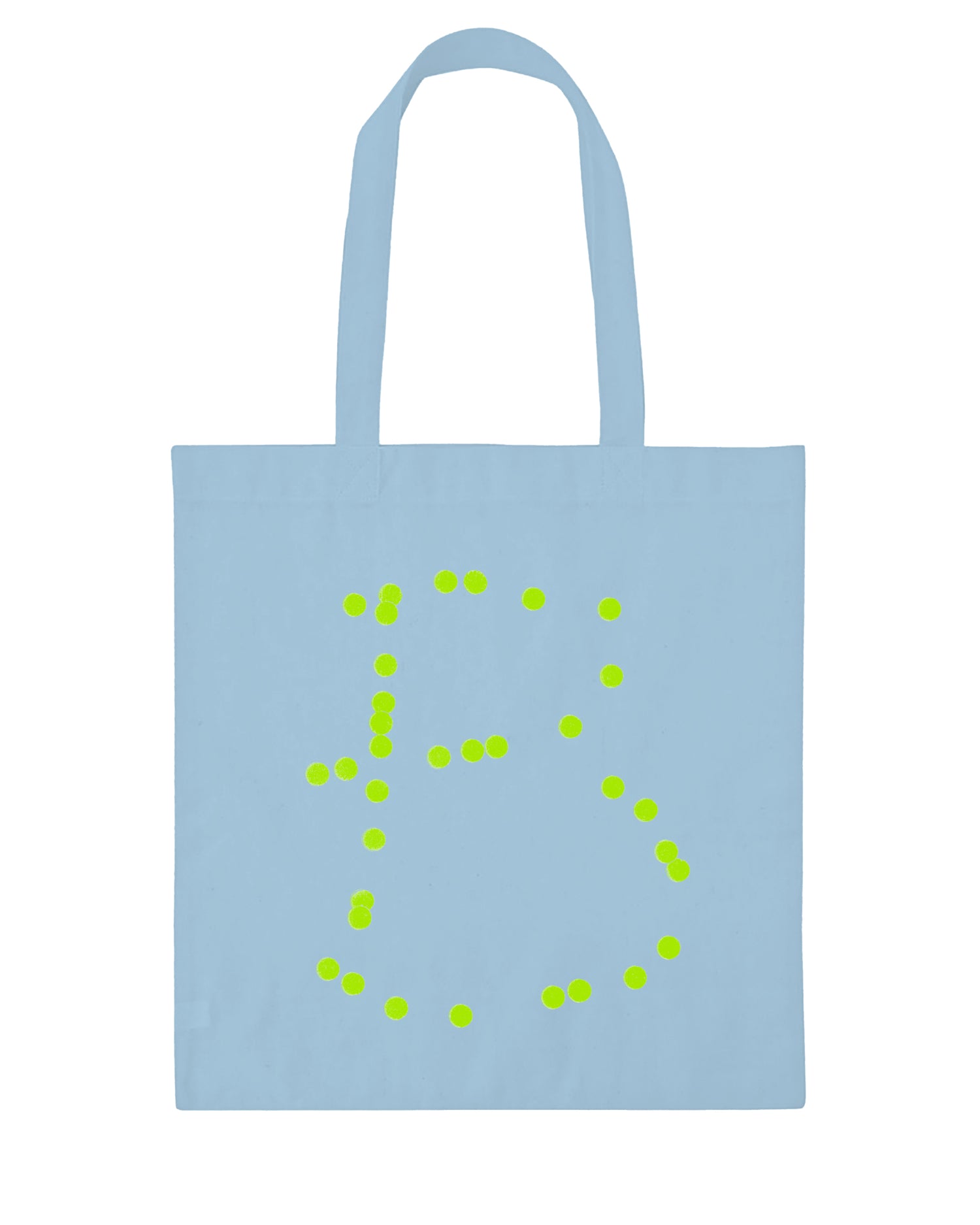 AB Tote Bag (Pastel Blue)