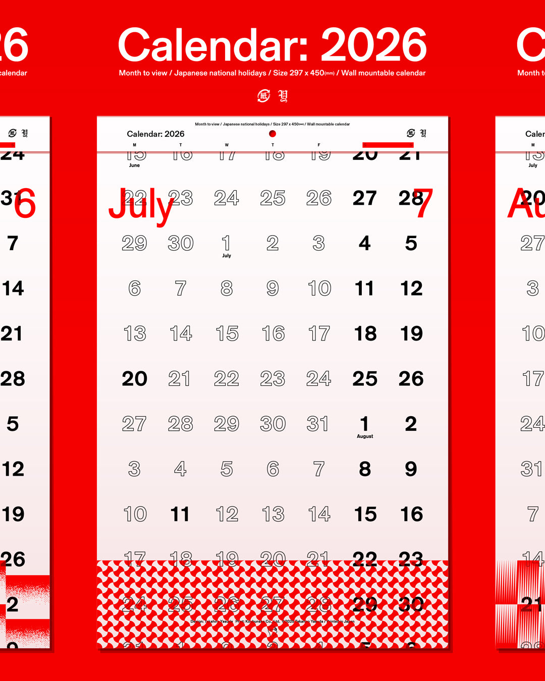 Calendar: 2026 / Takahiro Yasuda