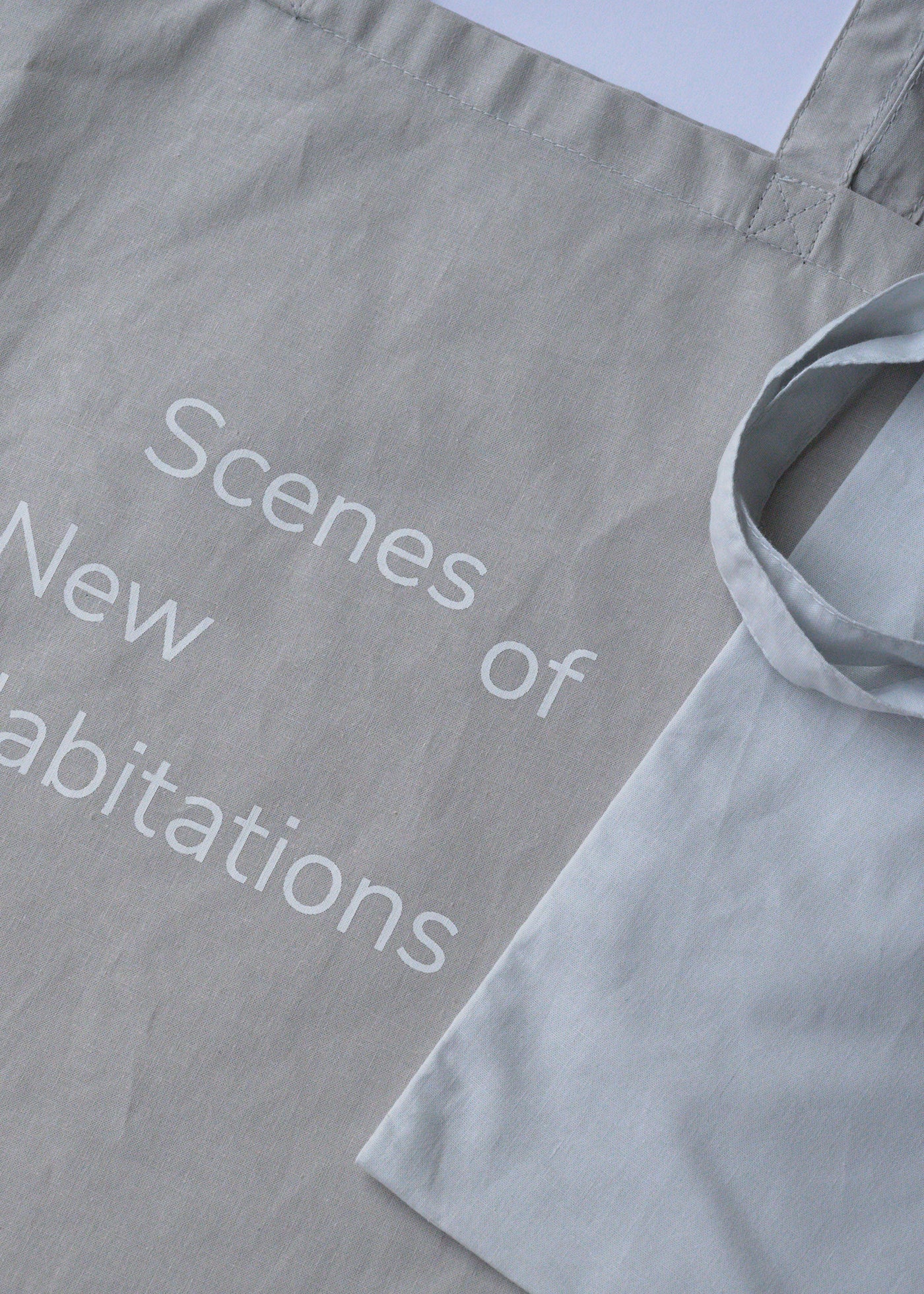 New Habitations TOTE BAG: light gray