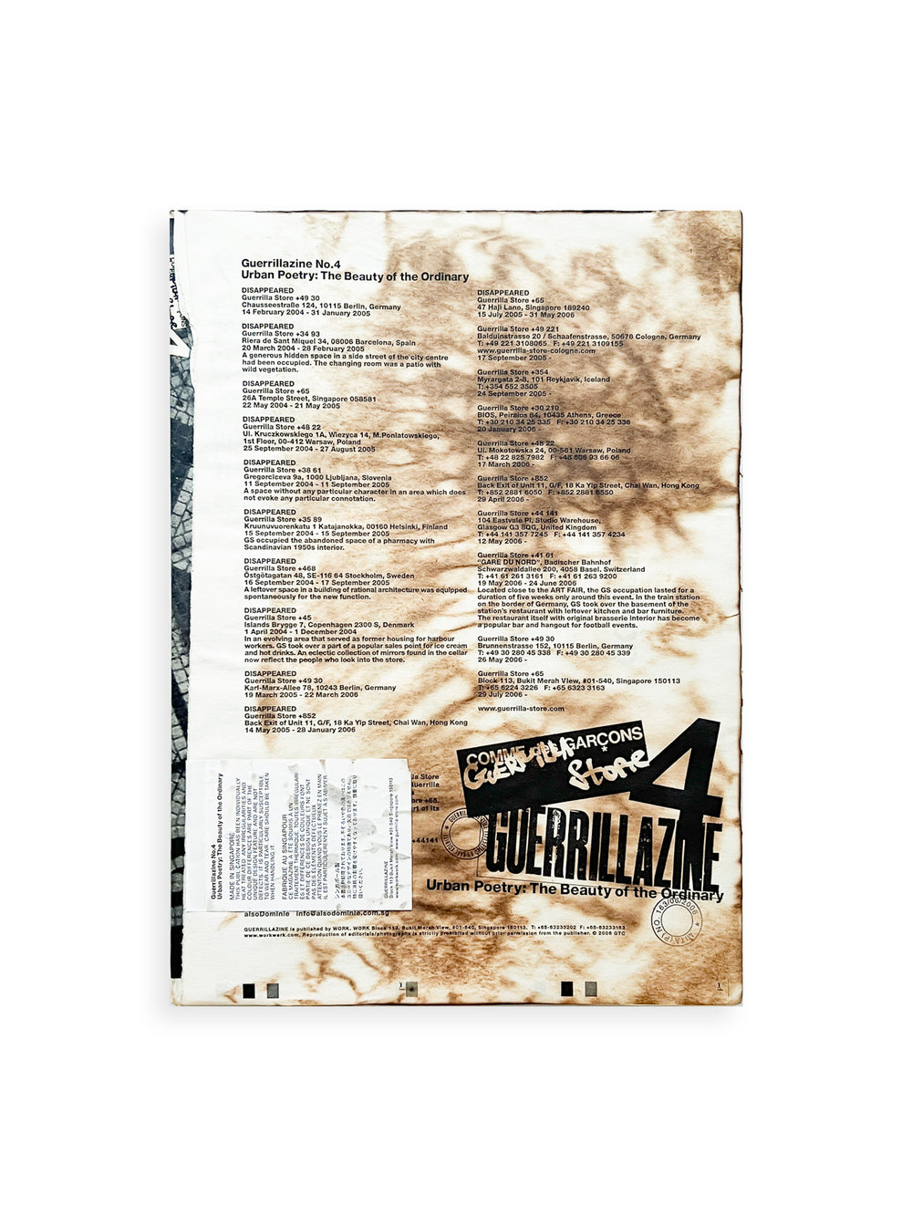 GUERRILLAZINE No.4: Urban Poetry – The Beauty of the Ordinary (2006)
