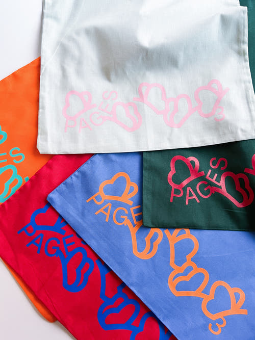 Pages Fukuoka Art Book Fair 2026 Tote Bag (Mint)