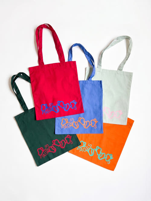 Pages Fukuoka Art Book Fair 2026 Tote Bag (Mint)