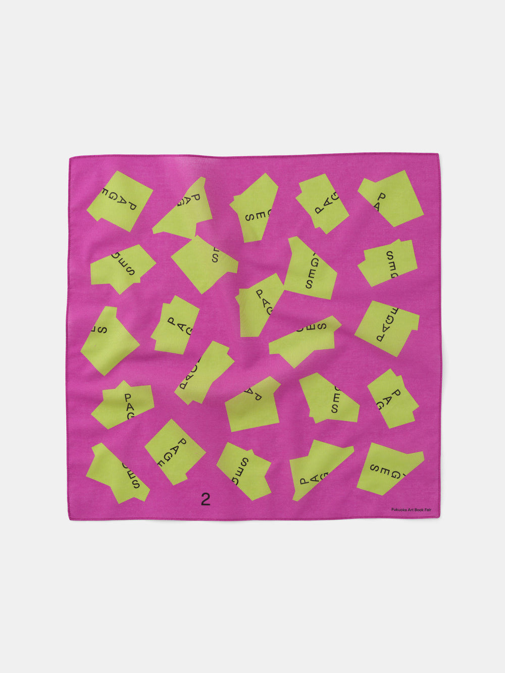 Pages Fukuoka Art Book Fair 2025 Bandana (Purple)