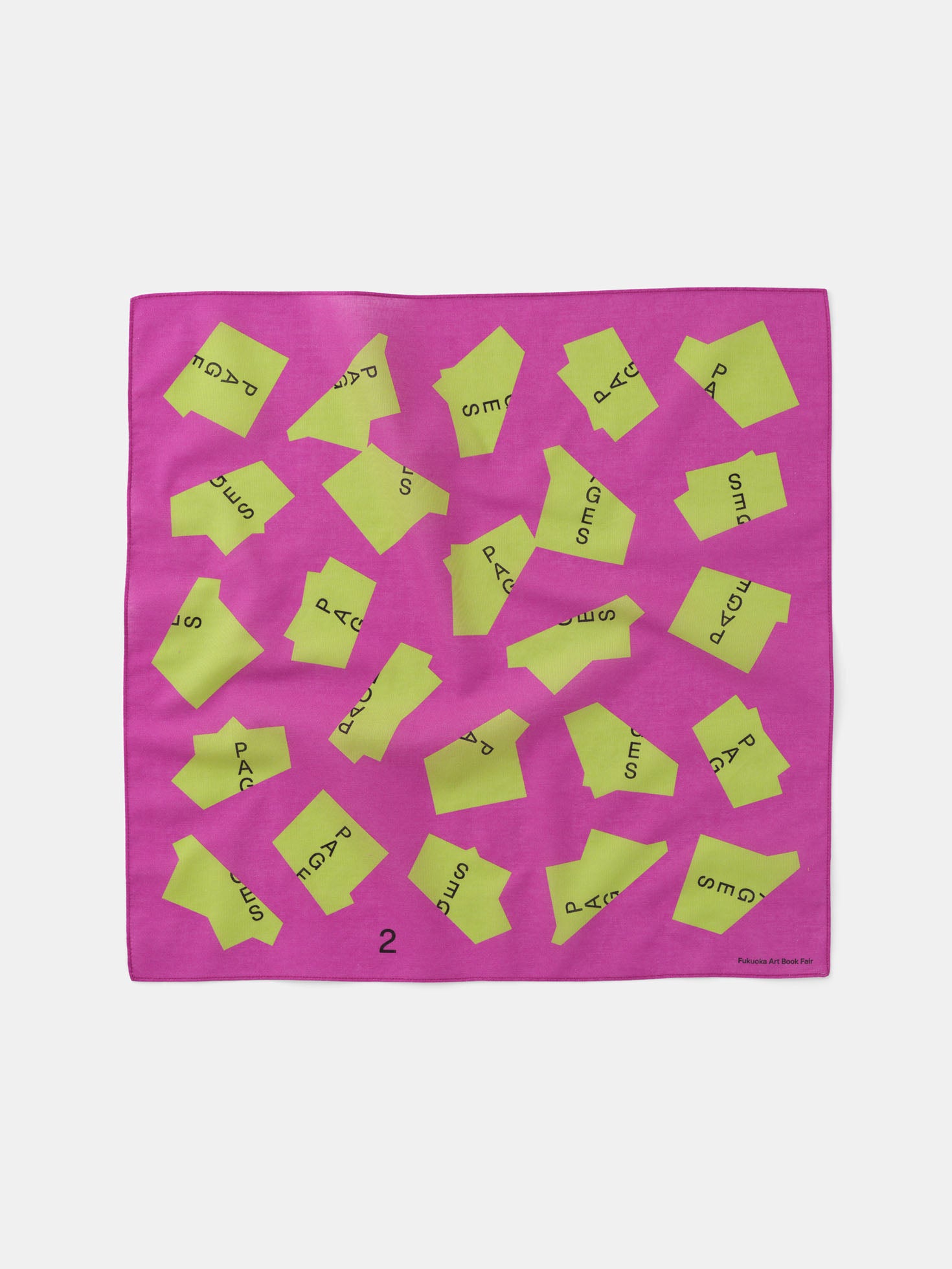 Pages Fukuoka Art Book Fair 2025 Bandana (Purple)