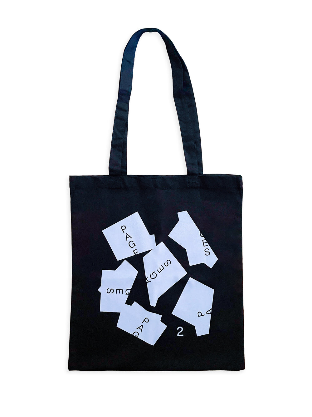 Pages Fukuoka Art Book Fair 2025 Tote Bag (Black)