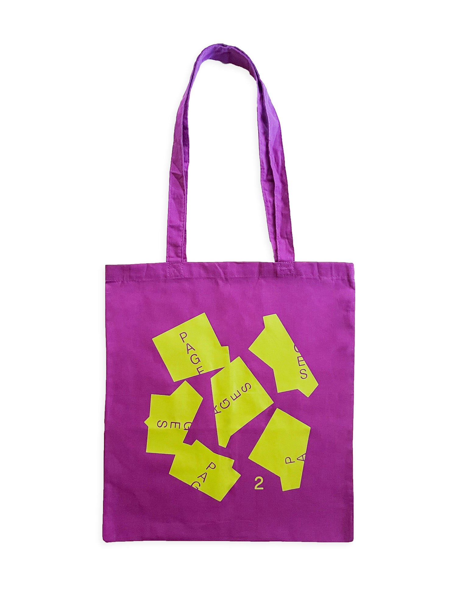 Pages Fukuoka Art Book Fair 2025 Tote Bag (Magenta)