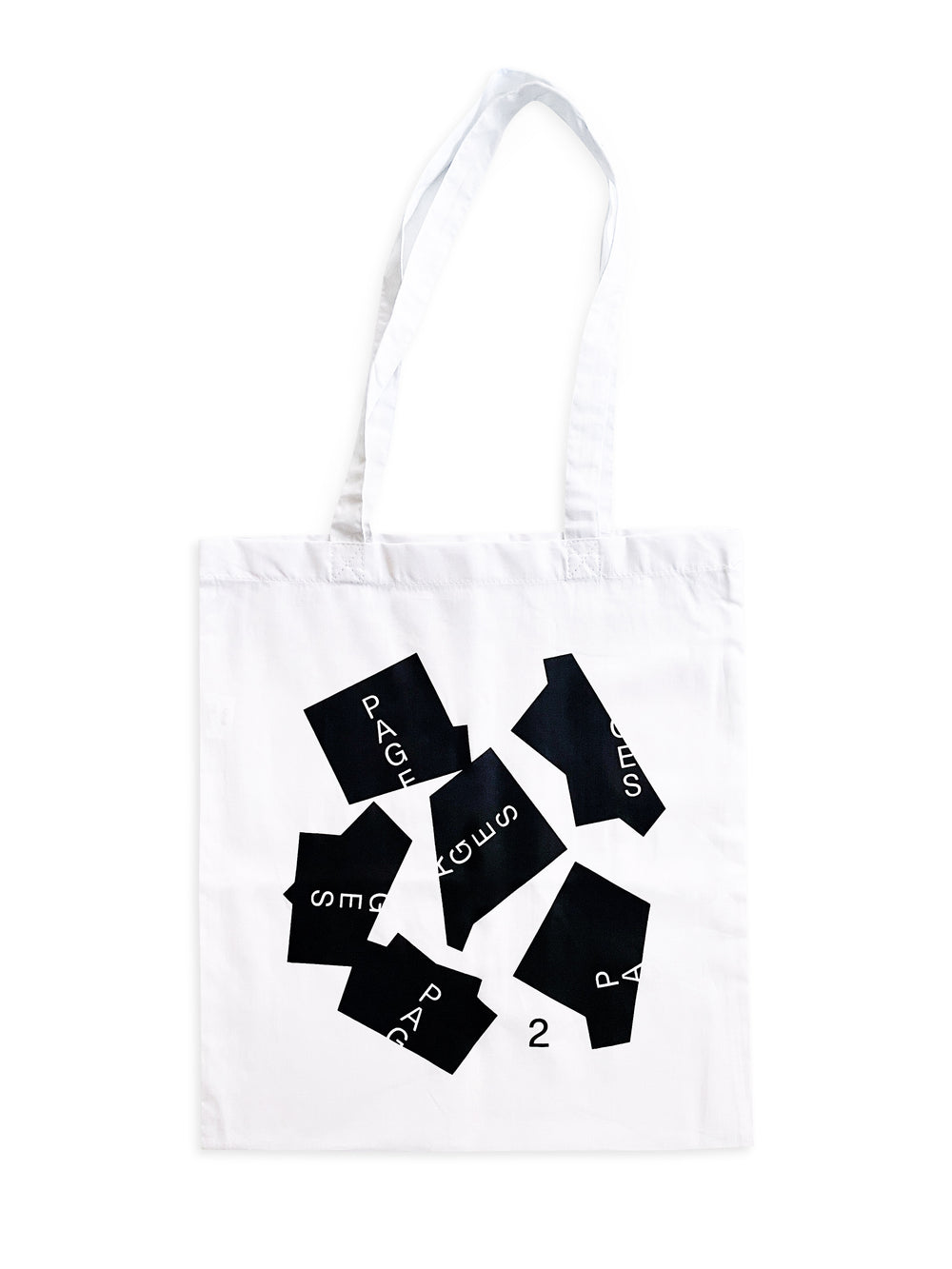 Pages Fukuoka Art Book Fair 2025 Tote Bag (White)