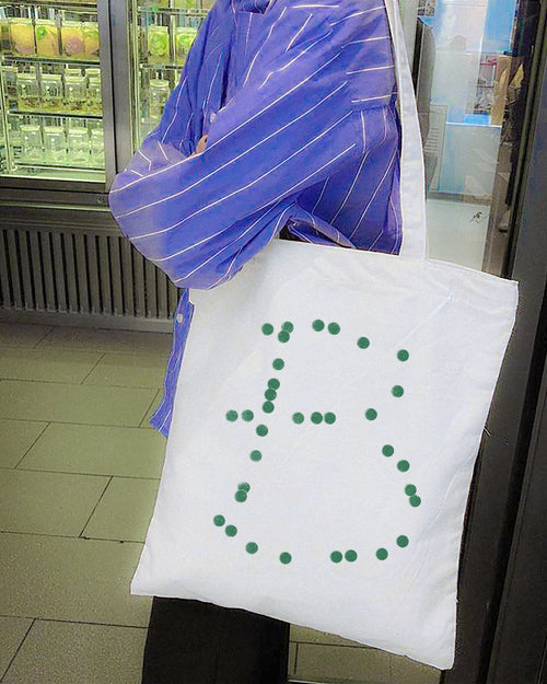 AB Tote Bag (White)