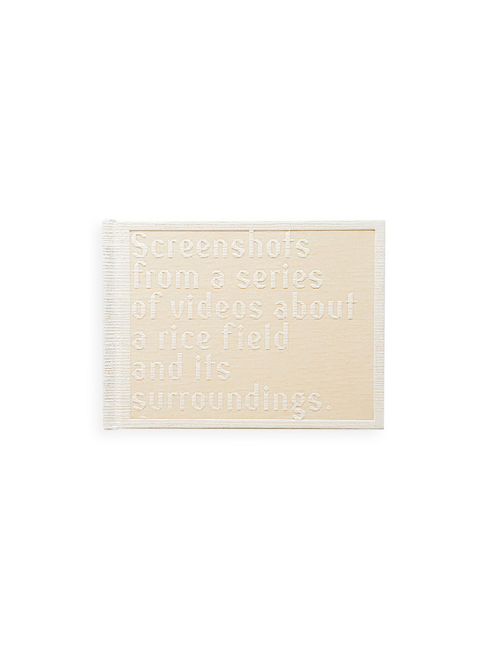 SCREENSHOTS FROM A SERIES OF VIDEOS ABOUT A RICE FIELD AND ITS SURROUNDINGS / Cintia Tortosa Santisteban [SIGNED]