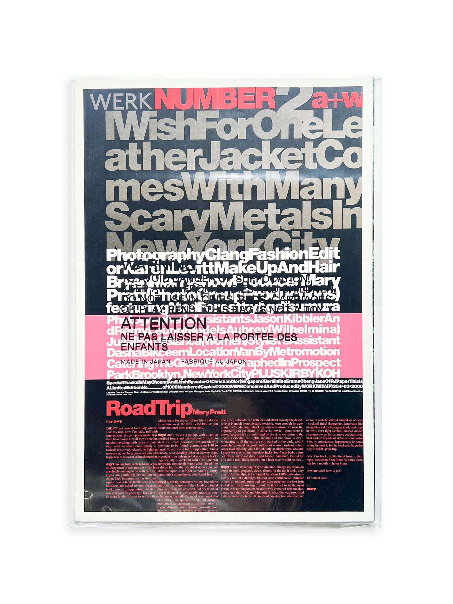 WERK No.2: I Wish For One Leather Jacket Comes With Many